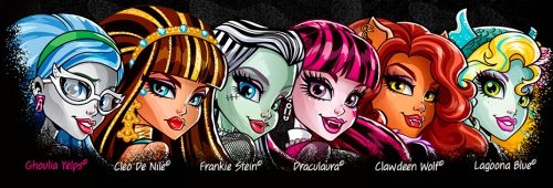 Новый стиль рисования персонажей Монстр Хай (Базовые монстряшки)