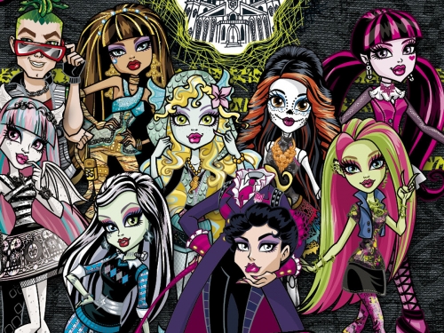 Ученики школы Монстр Хай, новая картинка с директрисой