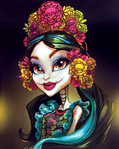 Арт коллекционной Скелиты