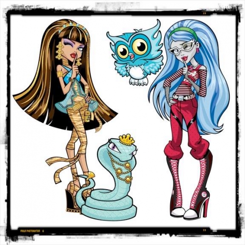 Клео и Гулия с питомцами, новая картинка