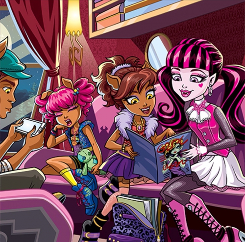 Дракулаура и семейство Вульфов в детстве