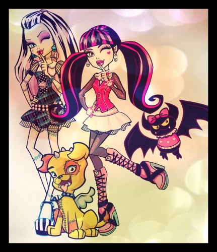 Френки Штейн и Дракулаура Secret Creepers Pets