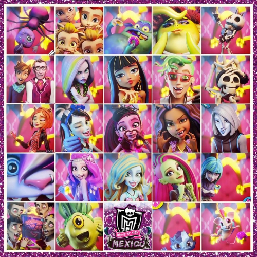 Монстер Хай Добро Пожаловать в Школу Монстров, все персонажи