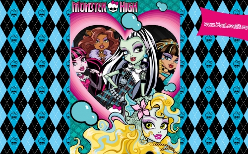 Обои для рабочего стола Школа Монстров (Monster High)