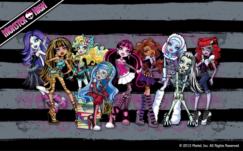 Новые официальные обои для рабочего стола Monster High