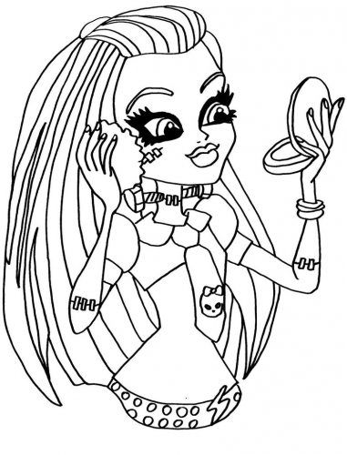 Раскраска Monster High