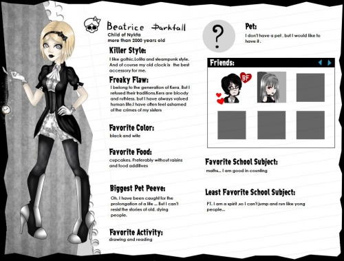 Анкета Беатрис