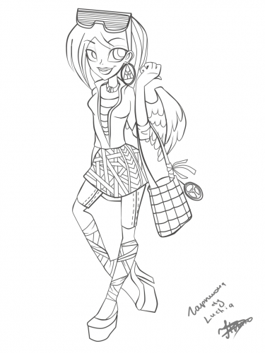 Набросок Гарпионы