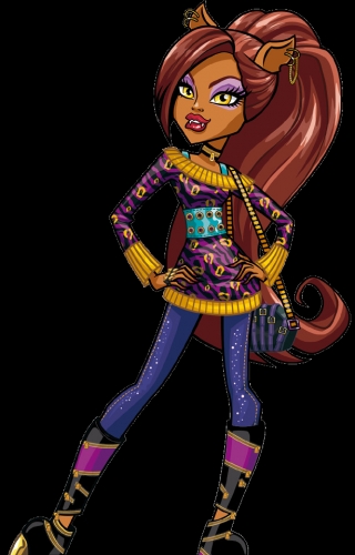 Клодин модный наряд в полный рост