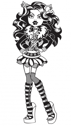 Черно-белая картинка Клодинг