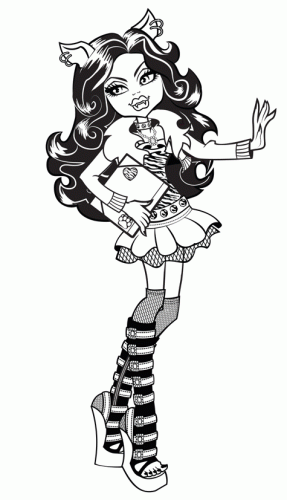 Уложенная прическа Клодин Вульф