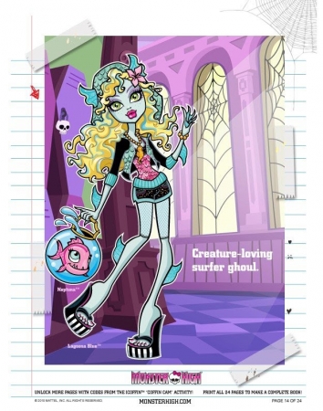 Лагуна Блю и ее рыбка