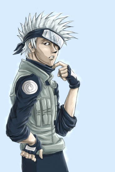 Какаши в позе