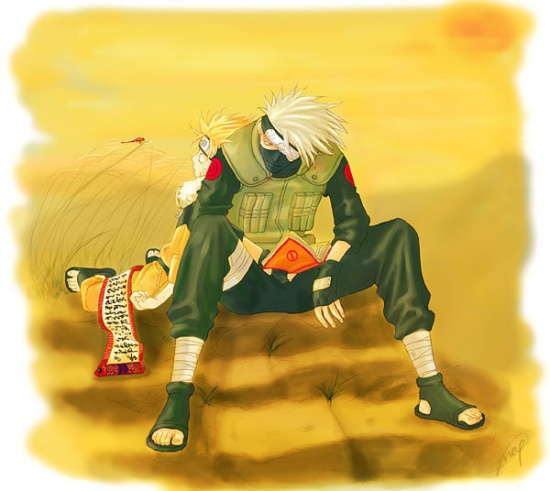 Рисунок Какаши Хатаке