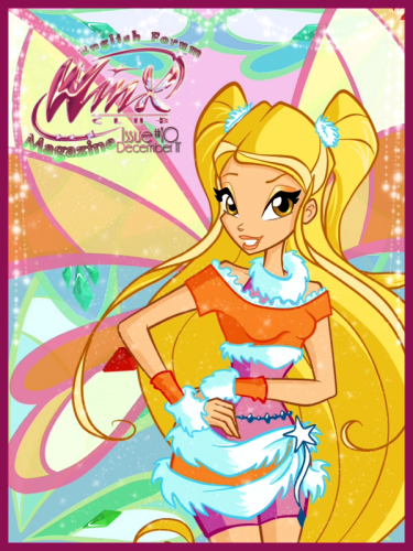 Обложка сделанного фанатами журнала о Винкс, английская версия номер 10