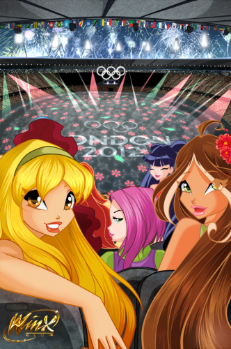 Обложка сделанного фанатами журнала о Винкс, английская выпуск июль 2012