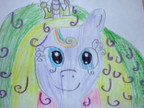 Принцесса Времён Года с новой причёской.