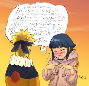 Хината стесняется