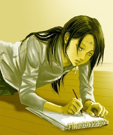 Неджи пишет