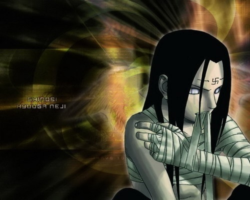 Неджи наматывает бинты