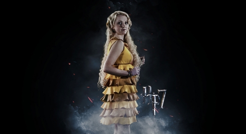 Полумна Лавгуд в платье со свадьбы Флер и Билла