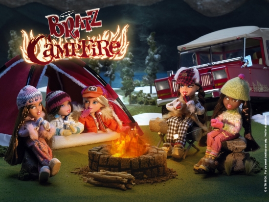 Братц поход с палаткой