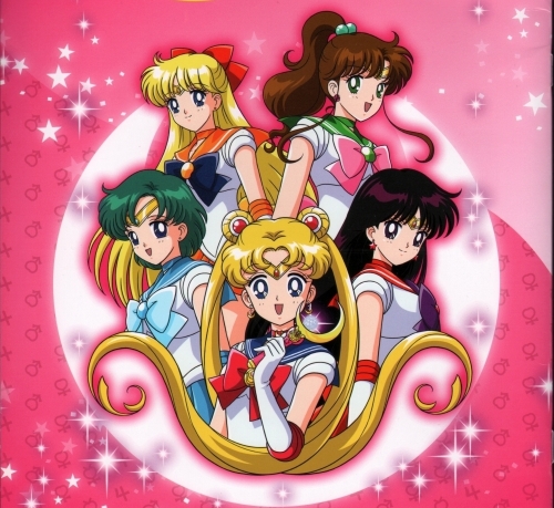 Усаги, Ами, Рей, Макото и Минако