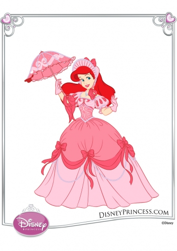 Розовый наряд Ариэль