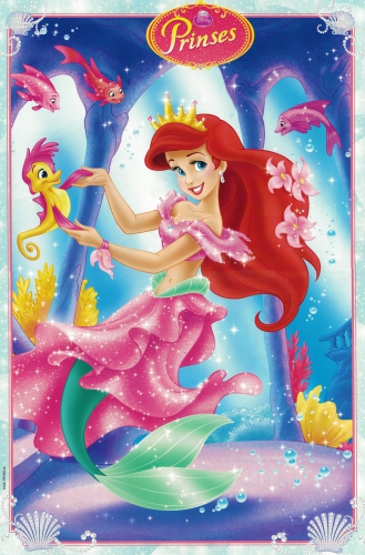 Русалочка Ариэль в подводном платье