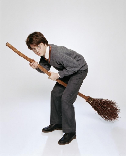 Гарри Поттер на метле