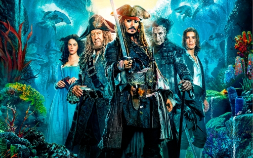 Обои Пираты Карибского моря: Мертвецы не рассказывают сказки
