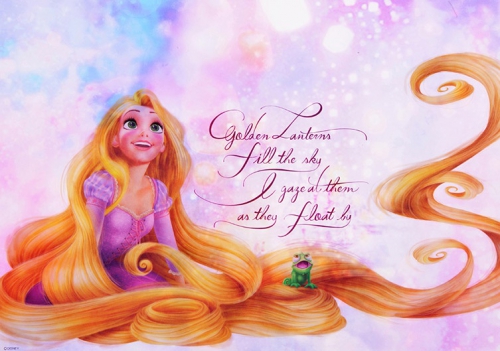 Рапунцель и фонарики