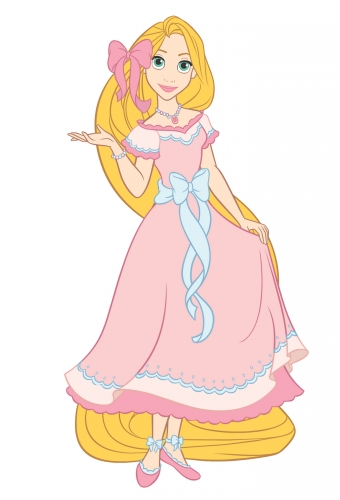 Рапунцель в розовом