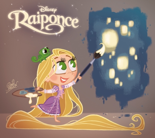 Чиби Рапунцель