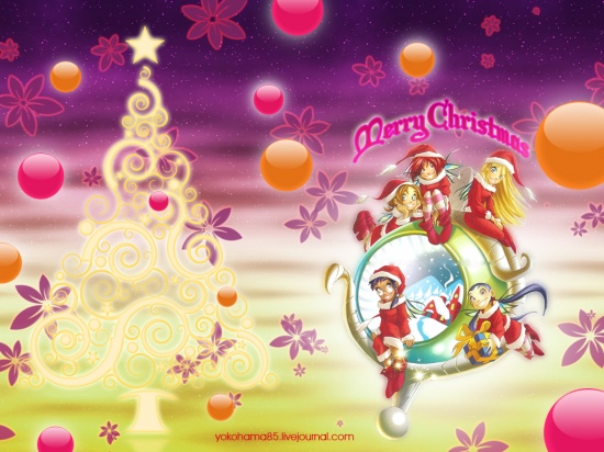 Рождественская обойка Чародейки