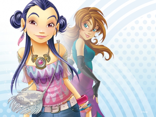Новые обои с Хай Лин и Ирмой в образе чародейки
