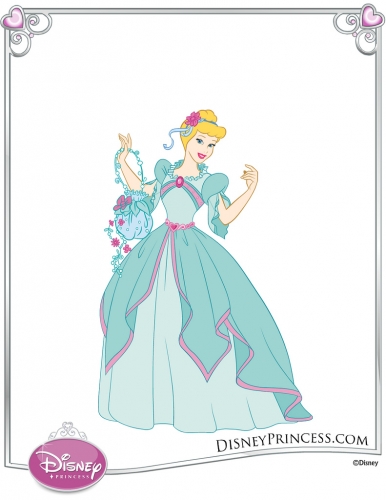 Золушка в цветочном наряде