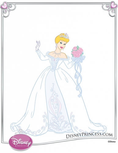 Золушка в свадебном платье