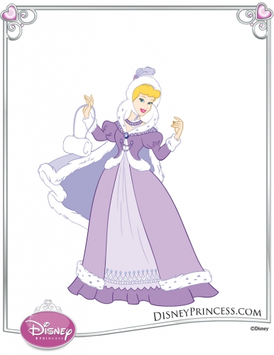 Золушка в зимнем наряде