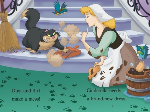 Золушка за работой