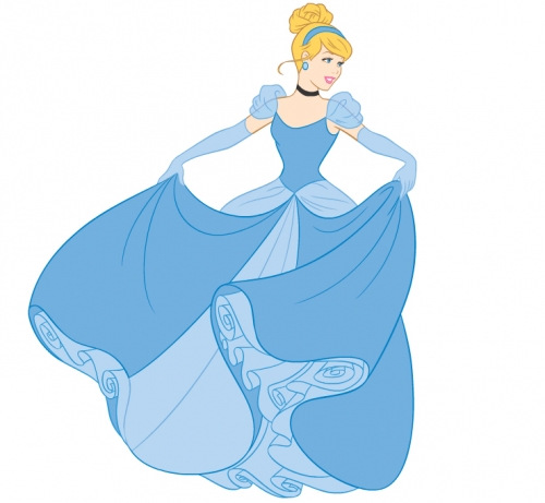 Золушка в бальном платье