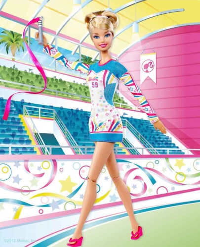 Барби гимнастка