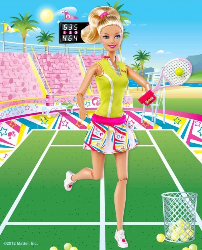 Барби теннисистка
