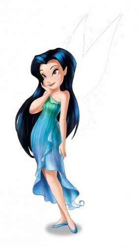 Феи Диснея нарисованная Серебрянка