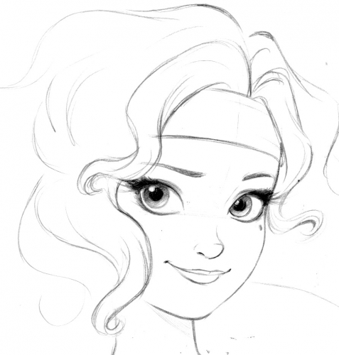 Красивый портрет феи Зарины