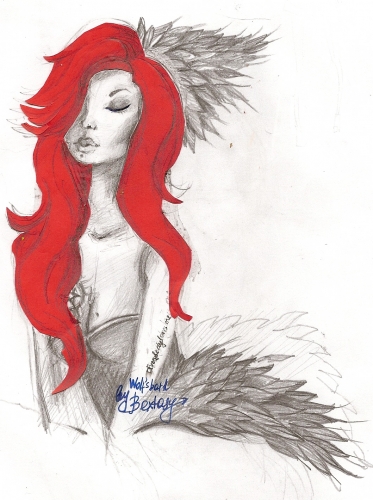 Красная птица.