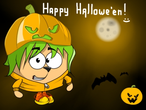 Хеллоуин открытка