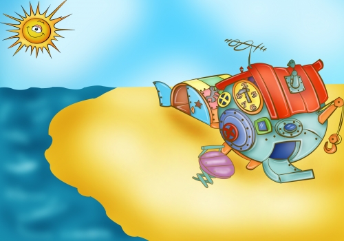 Смешарики картинки - домик Пина