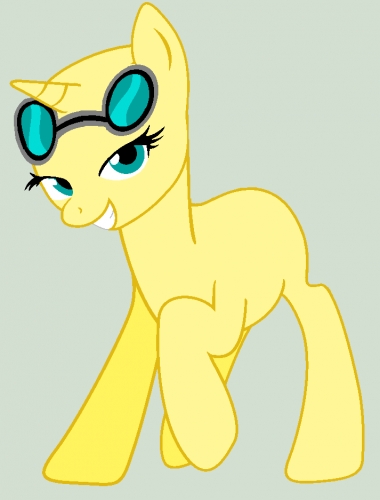 Манекен пони с очками