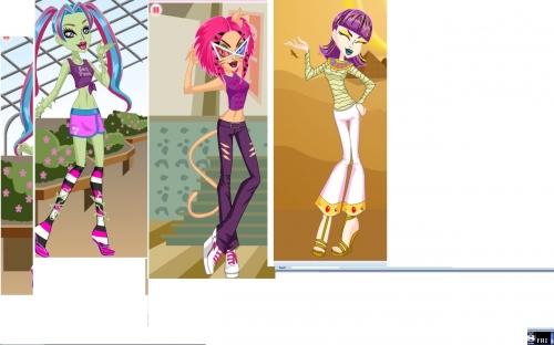 Коллаж Школа Монстров 3